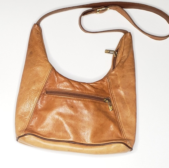 Borgo Giovanni Handbags - Borgo Giovanni hobo zipper purse vintage leather